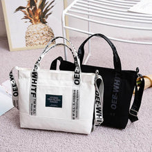 Load image into Gallery viewer, Women Portable Canvas Single Shoulder Bag Fashionable Travel Crossbody Bags Casual Simple Messenger Bag Large Capacity Handbag