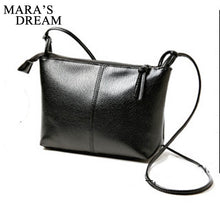 Load image into Gallery viewer, Mara's Dream 2019 New Summer Women's Bag Tide Simple Wild Soft Face Washed Leather Small Square Bag Messenger Bag Shoulder Bag